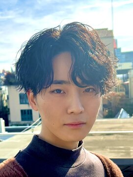 フィフスパーク(fifth PARK) 渋谷メンズパーママッシュウルフカット緩めシャドウパーマ