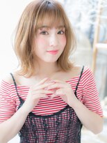 モッズヘア 越谷(mod's hair)&nbsp;ミルクティーカラー小顔外ハネボブボブディh3越谷20代30代40代