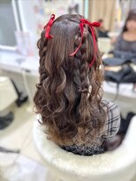 ヘイルジューシー(hail JUICY)&nbsp;ハーフツイン/ヘアアレンジ