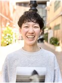 ショートパーマ/くるくるパーマ/メンズライク