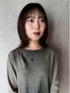 イトシテ ミディアムレイヤー×ナチュラルアッシュ 【鎌田 隆雅】