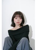 大人可愛いレイヤーボブ30代40代ウェーブ切りっぱなし