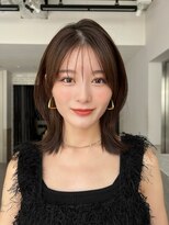 ロット 横浜(lot)&nbsp;大人ガーリー/似合わせカット/ミディアムレイヤーカット/横浜