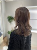 白髪が隠れるハイトーンカラー