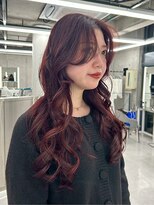 シイム(CYM)&nbsp;ピンクラベンダー/コテ巻きカール