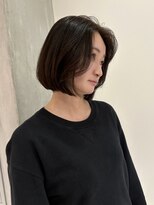 ヨーク(YOKE)&nbsp;【YOKE】ボブタッセルボブ前髪無しレイヤーナチュラルブラウン