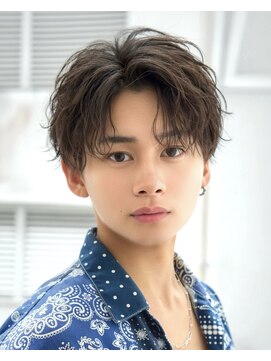 オーシャントーキョー 渋谷神南(OCEAN TOKYO) ソフトツイストスパイラルセンターパートツーブロック