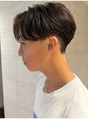 メンズセンターパートニュアンスパーマ 名古屋駅/名駅/メンズ