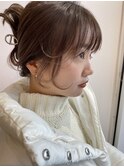 顔まわりカット／顔まわりレイヤー／前髪／梅田美容室
