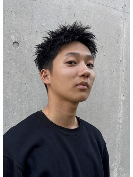 グラッシー(GLASSY) スパイキーベリーショート/ツイストピンパーマ/メンズショート