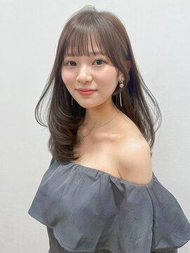 ボタン テンジン(VOTAN tenjin) 【votan_はまひ】レイヤーカット/顔まわりカット/マロンベージュ