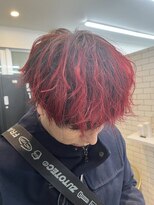 オムデュー(HOMME DEUX)&nbsp;【YUKI】アウターカラー×レッドカラー