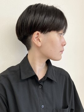 モリオフロムロンドン 松戸店(Morio from London) 【メンズ 松戸 岩口】リバースカールシースルーマッシュショート