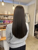 シェル 津山の手店(shel) オリーブグレージュ艶髪髪質改善レイヤー