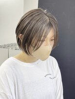 hair salon Heir【4月19日NEW OPEN（予定）】&nbsp;白髪ぼかしハイライトで若見え大人ショート