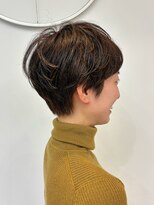 レンジシ オモテサンドウ(RENJISHI omotesando)&nbsp;ナチュラルブラウン/耳かけショート/丸みシルエット