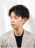 波巻きセンターパートマッシュ