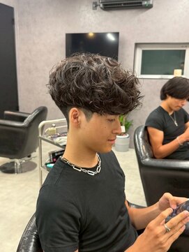 リッチブランドアンドコー 守口店(Rich Brand&Co) ショートハーパー メンズパーマ バーバー スペインカール