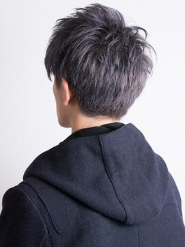 クアトログランシュ ひたちなか店(QUATRO×GranCieux) 【QUATRO】シルバーグレー×刈り上げ×スマートマッシュ