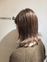エイト ヘアサロン 渋谷本店(EIGHT)&nbsp;【EIGHT渋谷】お客様スタイル_デザインカラー_切りっぱなしボブ