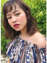 アレーン ヘアデザイン(Alaine hair design) ～ショートバング×柔らかグレージュ～