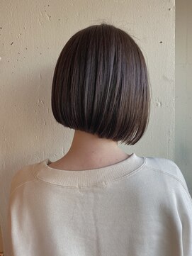 モップス 能見台店(MOPS) オリーブブラウン×つるりボブ/オリーブベージュ