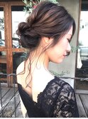 三つ編み☆こなれシニョン
