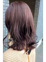 アルム(hair salon Alum)&nbsp;『 バイオレットアッシュ×レイヤーミディ 』無造作ウェーブ☆