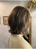 ハイライト×ベージュアッシュ