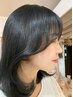 【限定】韓国風レイヤーカット+艶カラー+髪質改善フローディアトリートメント