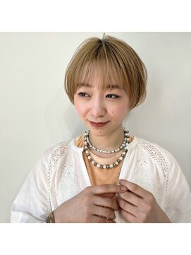 ジジ 代々木(Gigi) 【Gigi】ベージュカラー イメチェン ショートボブ