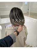 コントラストバレイヤージュ"