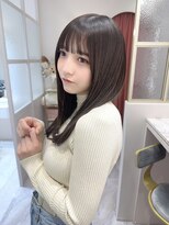 ランド 原宿表参道(LAND)&nbsp;前髪カットが可愛いベージュカラー☆髪質改善