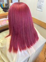 ヘアー サロン 禅 花鳥風月 ピンク・ストロングレッド・ラベンダー系