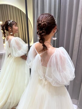 ブラウ ネイル パーティー(Blau Nail Party) カチューシャ×編み下ろし