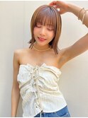 【Taylor 大宮】シアーブラウン×重めボブ