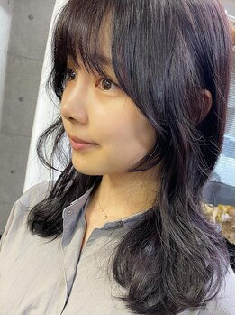 顔周りの似合わせcutでより小顔に魅せるStyleに…結んだ時も可愛い韓国ヘアもトレンド◎なりたいを叶えます