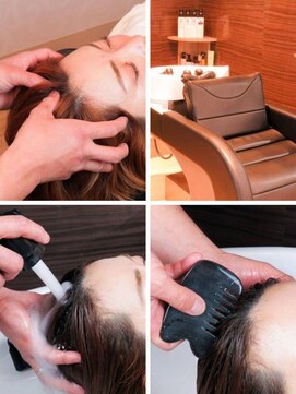 ルクス 新小岩(LUX) 【本格ヘッドスパ】カット+ヘッドスパ【30分】+マイクロカレント