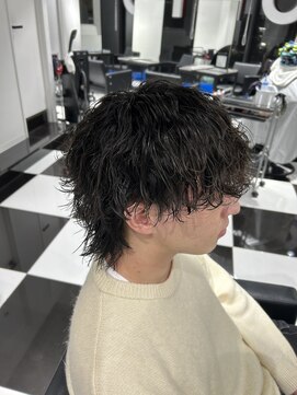 オーシャントーキョー(OCEAN TOKYO) メンズパーマツイスパ波巻きスパイラルマッシュセンターパート