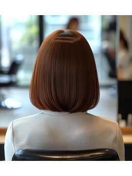 ルシードスタイル アウラ 松戸市五香(LUCIDO STYLE Aura) ミディアムスタイル【松戸#五香#白髪染め#カラー#髪質改善】