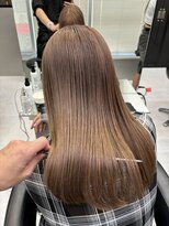 イキ 表参道(iki omotesando) ミルクティーベージュ#艶髪#レイヤーカット