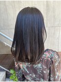 ぱつっとセミロング
