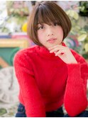 大人かわいいナチュラルマッシュショートボブh3志木20代30代40代