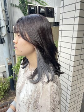 ラフ 原宿(L.a.a.g.f harajuku) イヤリングカラー シルバーグレー ＠原宿