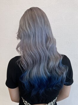 ラパージュ クレ(HAIR MAKE Lapage clef)の写真/【丸亀】《眞鍋限定》ハイトーンカラー&派手髪,ギャルスタイルが得意!ナチュラル可愛いも◎エクステも可能!