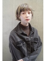 レジュアル(RESSUAL)&nbsp;イヤリングカラー　ボブ　大人かわいい　フェザーバング