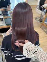 テトラ バイ ネオリーブ 横浜西口店(tetra by neolive)&nbsp;ピンクラベンダー　Wカラー　艶髪暖色カラー ロング　横浜★