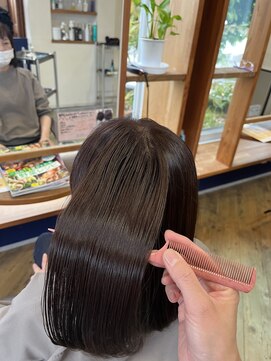 ヘアメイク ダブルス(Hair make Doubles) 酸熱アルカリトリートメント、カット