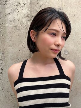 バルベストーキョーサウス(BARBES TOKYO SOUTH) シースルーフロント大人ラインボブ【RISA】