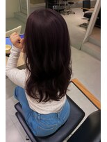 ソヨン 栄店(SOYON)&nbsp;ミディアムレイヤー/ピンクパープル/ワンブリーチ